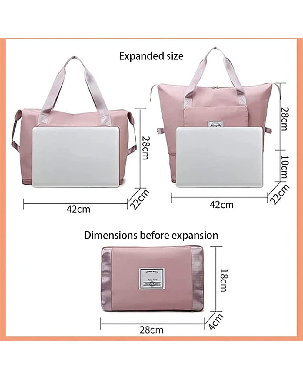 sale！！！(Early Mother's Day Sale- SAVE 48% OFF)Collapsible Waterproof Large Capacity Travel Handbag(BUY 2 GET FREE SHIPPING)