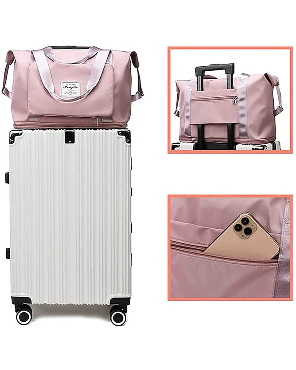 sale！！！(Early Mother's Day Sale- SAVE 48% OFF)Collapsible Waterproof Large Capacity Travel Handbag(BUY 2 GET FREE SHIPPING)