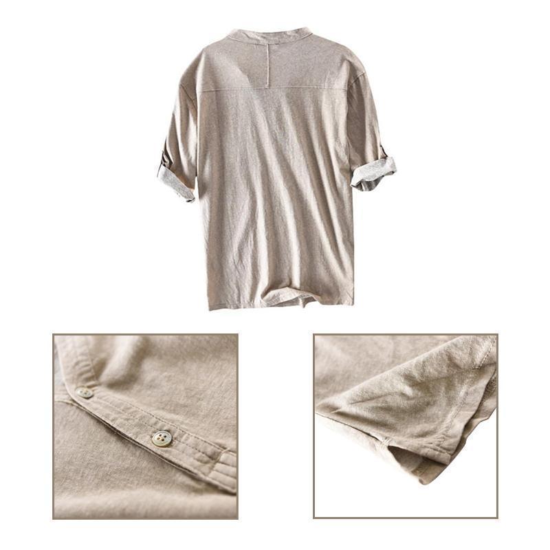 Half Sleeve Henley Shirts